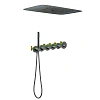 Душевая система Timo Saona SX-2319/18SM встраиваемая с термостатом черное золото