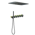 Душевая система Timo Saona SX-2319/18SM встраиваемая с термостатом черное золото Душевая система Timo Saona SX-2319/18SM встраиваемая с термостатом черное золото