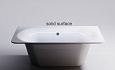 Детальная картинка товара «ванна отдельностоящая astra-form прима 01010079 solid surface 1850х900»