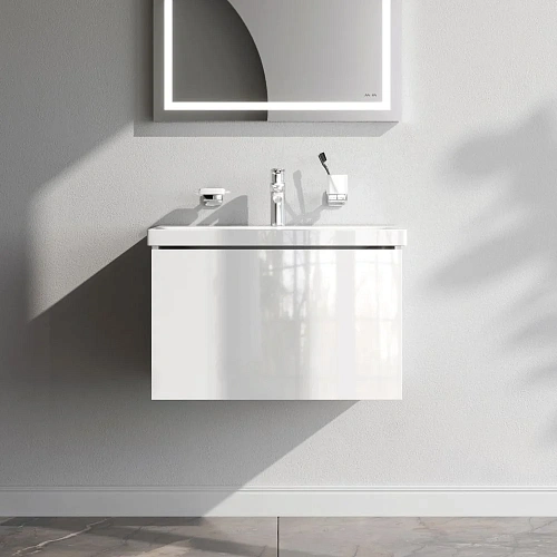 Тумба под раковину AM.PM Gem M90FHX06021WG подвесная, 60 см, push-to-open, белый Тумба под раковину AM.PM Gem M90FHX06021WG подвесная, 60 см, push-to-open, белый