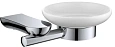 Мыльница Rush Luson LU16411 керамическая хром Мыльница Rush Luson LU16411 керамическая хром