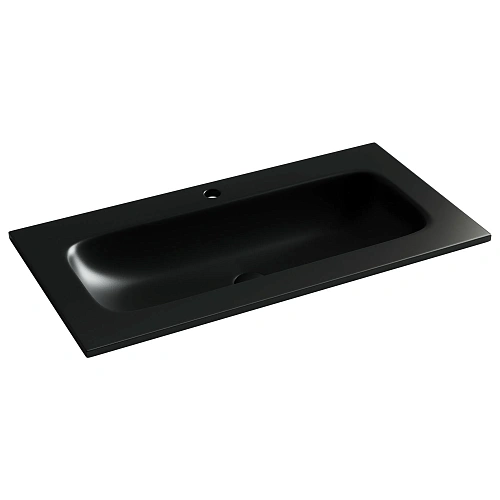 Раковина Ceramica Nova Grace CN7019MB мебельная 910x457x137 с отверстием под смеситель черный матовый Раковина Ceramica Nova Grace CN7019MB мебельная 910x457x137 с отверстием под смеситель черный матовый