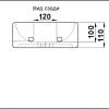 Раковина CeramaLux 7781 накладная/подвесная, белый Раковина CeramaLux 7781 накладная/подвесная, белый