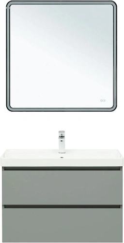 Тумба под раковину Aquanet Вега 2.0 80 мисти грин 00337961 подвесная Тумба под раковину Aquanet Вега 2.0 80 мисти грин 00337961 подвесная