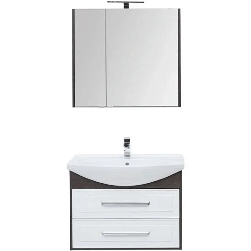 Комплект мебели Aquanet Остин 85 дуб кантербери/белый 00252221 Комплект мебели Aquanet Остин 85 дуб кантербери/белый 00252221