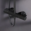Душевая система AM.PM X-Joy F0785A422 с термостатом, верхний душ 220мм, черный Душевая система AM.PM X-Joy F0785A422 с термостатом, верхний душ 220мм, черный