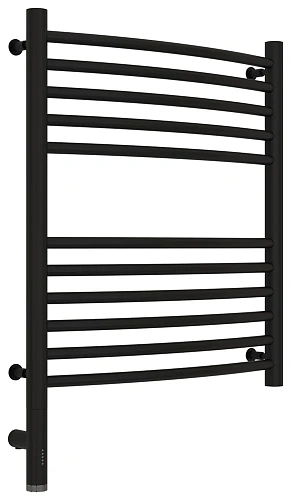 Полотенцесушитель электрический Сунержа Богема 3.0 выгнутая 600х500 МЭМ левый 31-5802-6050 Матовый ч Полотенцесушитель электрический Сунержа Богема 3.0 выгнутая 600х500 МЭМ левый 31-5802-6050 Матовый ч