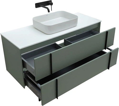 Тумба под раковину Allen Brau Reality 120 1.32008.CGM олива матовый Тумба под раковину Allen Brau Reality 120 1.32008.CGM олива матовый