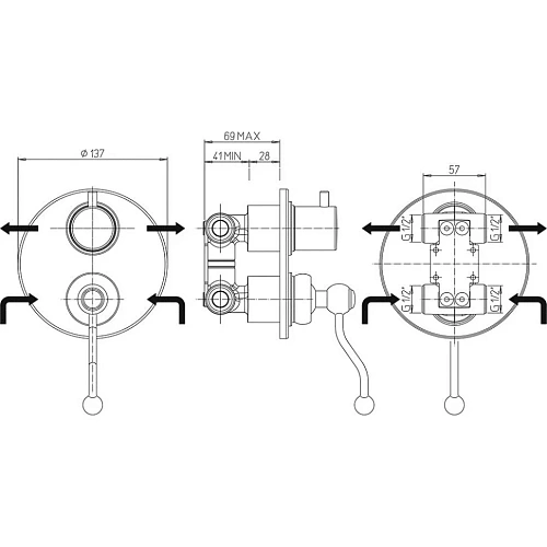 Смеситель для кухни Paini Garage 72CR490RB599BREPT Смеситель для кухни Paini Garage 72CR490RB599BREPT