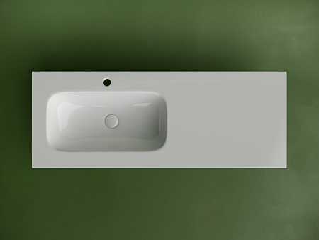 Раковина Ceramica Nova Grace CN7020 мебельная 1210x457x137 с чашей слева и отверстием под смеситель белый Раковина Ceramica Nova Grace CN7020 мебельная 1210x457x137 с чашей слева и отверстием под смеситель белый