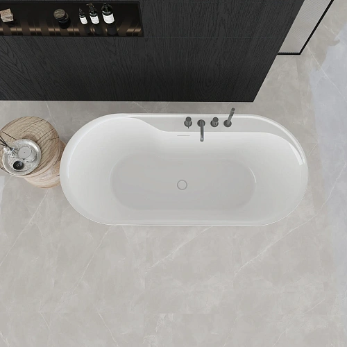 Ванна отдельностоящая AQUAme AQM3505GW-R белый Ванна отдельностоящая AQUAme AQM3505GW-R белый