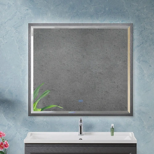 Зеркало CEZARES INTERNI с подсветкой сенсорным выключателем и подогревом CZR-SPC-INT-1000-900-LED-TCH-WARM-TIT 1000x900 Титан Зеркало CEZARES INTERNI с подсветкой сенсорным выключателем и подогревом CZR-SPC-INT-1000-900-LED-TCH-WARM-TIT 1000x900 Титан