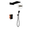 Душевая система Vincea VSFW-103TMB термостатический встраиваемая, черный Душевая система Vincea VSFW-103TMB термостатический встраиваемая, черный