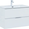 Тумба под раковину Aquanet Алвита New 80 2 ящика, белый матовый 00277514 Тумба под раковину Aquanet Алвита New 80 2 ящика, белый матовый 00277514