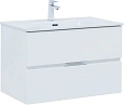 Тумба под раковину Aquanet Алвита New 80 2 ящика, белый матовый 00277514 Тумба под раковину Aquanet Алвита New 80 2 ящика, белый матовый 00277514