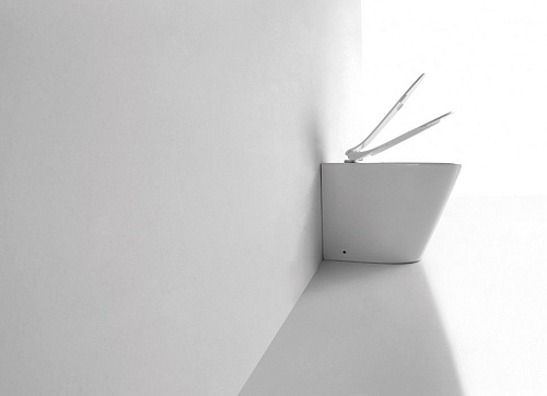 Унитаз приставной CeramaLux 3178 белый с крышкой микролифт Унитаз приставной CeramaLux 3178 белый с крышкой микролифт