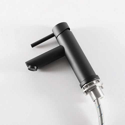 Смеситель для раковины Gid Berlin SS080-BM-K SS080BMK черный матовый Смеситель для раковины Gid Berlin SS080-BM-K SS080BMK черный матовый