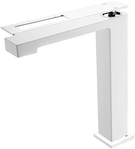 Смеситель для раковины Boheme WhiteChrome 142-WCR Смеситель для раковины Boheme WhiteChrome 142-WCR