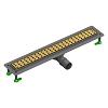 Душевой трап CTESI FLOW SQUARE GOLD 80 см. (золото) BK4024650/1 Душевой трап CTESI FLOW SQUARE GOLD 80 см. (золото) BK4024650/1