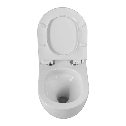 Унитаз подвесной BelBagno SFERA-TOR BB046CH-TOR/BB2111SC безободковый с сиденьем Унитаз подвесной BelBagno SFERA-TOR BB046CH-TOR/BB2111SC безободковый с сиденьем