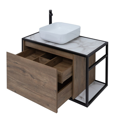 Тумба под раковину Aquanet Nova Lite Loft 90 L дуб рустикальный 00261660 Тумба под раковину Aquanet Nova Lite Loft 90 L дуб рустикальный 00261660