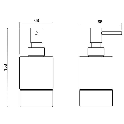 Дозатор жидкого мыла Timo Saona 13239/16 белый матовый Дозатор жидкого мыла Timo Saona 13239/16 белый матовый