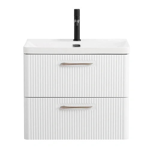 Тумба под раковину BelBagno DUE-600-2C-SO-BL-P подвесная 606x423 Bianco Lucido Тумба под раковину BelBagno DUE-600-2C-SO-BL-P подвесная 606x423 Bianco Lucido