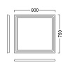 Зеркало Kerama Marazzi Kerama Marazzi Pompei PO.mi.80\CAM