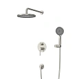 Душевая система CEZARES RELAX-DSET-IN встраиваемая, со шлангом, с держателем, сатин Душевая система CEZARES RELAX-DSET-IN встраиваемая, со шлангом, с держателем, сатин