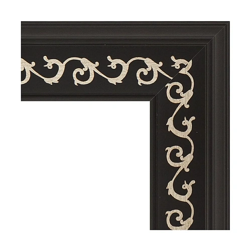 Зеркало в багетной раме Evoform Exclusive BY 1145 55 x 115 см, черный ардеко Зеркало в багетной раме Evoform Exclusive BY 1145 55 x 115 см, черный ардеко