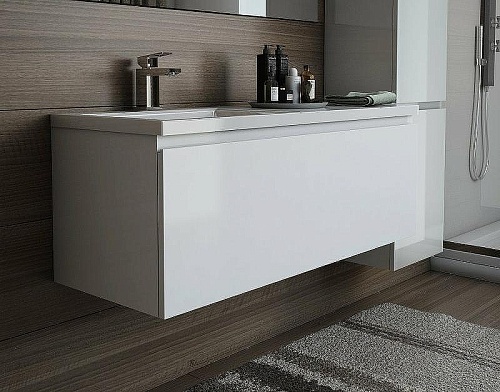 Тумба с раковиной Эстет Dallas Luxe ФР-00009678 1050х482 левая, подвесная 1 ящик Тумба с раковиной Эстет Dallas Luxe ФР-00009678 1050х482 левая, подвесная 1 ящик