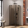 Душевой уголок CEZARES SLIDER-A-2-80/90-BR-NERO 80-90x80-90см стекло тонированное (бронза), профиль черный Душевой уголок CEZARES SLIDER-A-2-80/90-BR-NERO 80-90x80-90см стекло тонированное (бронза), профиль черный