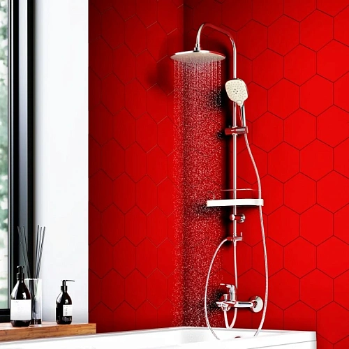 Душевая система Dorff Prime D0740000 с тропическим душем Душевая система Dorff Prime D0740000 с тропическим душем