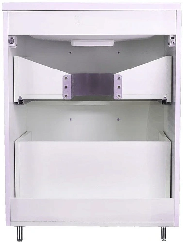 Тумба под раковину Style Line Каре 60 (2 ящ.) Люкс белая, PLUS СС-00002265 Тумба под раковину Style Line Каре 60 (2 ящ.) Люкс белая, PLUS СС-00002265