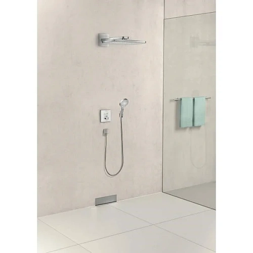 Верхний душ hansgrohe Rainmaker Select 460 1jet с держателем 24003400 Верхний душ hansgrohe Rainmaker Select 460 1jet с держателем 24003400