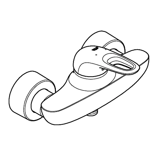 Смеситель для душа GROHE Eurostyle new, хром (33590003) Смеситель для душа GROHE Eurostyle new, хром (33590003)