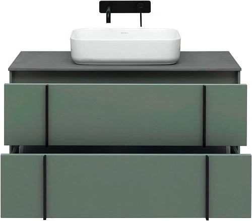 Тумба под раковину Allen Brau Reality 100 1.32007.CGM олива матовый Тумба под раковину Allen Brau Reality 100 1.32007.CGM олива матовый