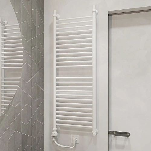 Полотенцесушитель электрический EWRIKA Медея S 120х40, L, белый 537545 Полотенцесушитель электрический EWRIKA Медея S 120х40, L, белый 537545