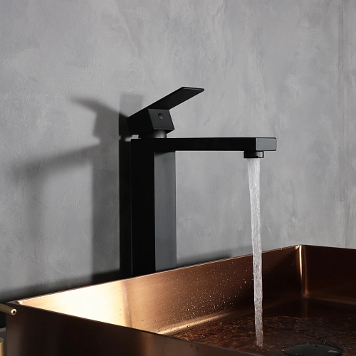 Смеситель для раковины Gid Anchel SS979-BM-D SS979BMD черный матовый Смеситель для раковины Gid Anchel SS979-BM-D SS979BMD черный матовый