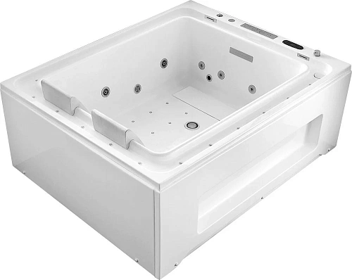 Акриловая ванна Gemy G9268 K 185x150 прямоугольная, универсальная, гидромассажная Акриловая ванна Gemy G9268 K 185x150 прямоугольная, универсальная, гидромассажная