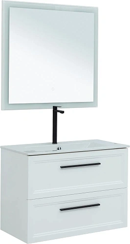 Комплект мебели STWORKI Эстерсунд 90 белая матовая 440891 Комплект мебели STWORKI Эстерсунд 90 белая матовая 440891