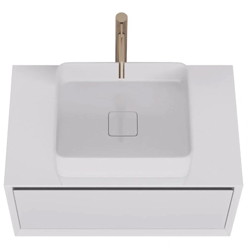 Тумба под раковину DREJA INSIGHT, 80 см, подвесная, стеклянная столешница с отверстиями для установк 99.9200 Тумба под раковину DREJA INSIGHT, 80 см, подвесная, стеклянная столешница с отверстиями для установк 99.9200