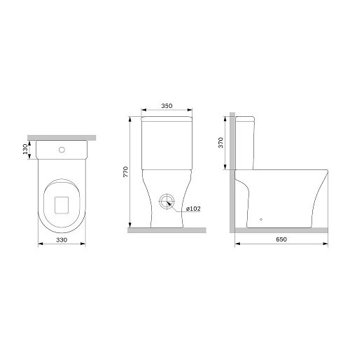 Унитаз напольный AM.PM Sense C748600SC безободковый с сиденьем микролифт Унитаз напольный AM.PM Sense C748600SC безободковый с сиденьем микролифт