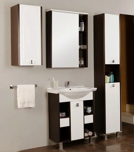 Тумба под раковину Aquaton Крит 65 МН венге 1A152401KT500 Тумба под раковину Aquaton Крит 65 МН венге 1A152401KT500