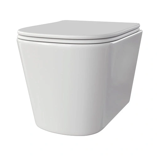 Унитаз подвесной Taliente Correto белый, с крышкой микролифт CR25200 Унитаз подвесной Taliente Correto белый, с крышкой микролифт CR25200