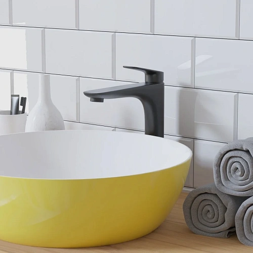 Смеситель для раковины Paini Laguna LAYO205LL высокий, черный Смеситель для раковины Paini Laguna LAYO205LL высокий, черный