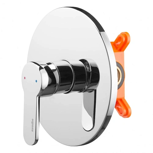 Смеситель для душа Swedbe Platta 5523 встраиваемый подключение на 1 выход в монтажном боксе Смеситель для душа Swedbe Platta 5523 встраиваемый подключение на 1 выход в монтажном боксе