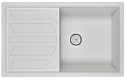 Кухонная мойка Granula 8601, АРКТИК (БЕЛЫЙ), кварц 860х500 Кухонная мойка Granula 8601, АРКТИК (БЕЛЫЙ), кварц 860х500