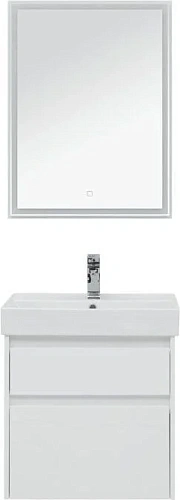 Комплект мебели Aquanet Nova Lite 60 белый (2 ящика) 00242921 Комплект мебели Aquanet Nova Lite 60 белый (2 ящика) 00242921