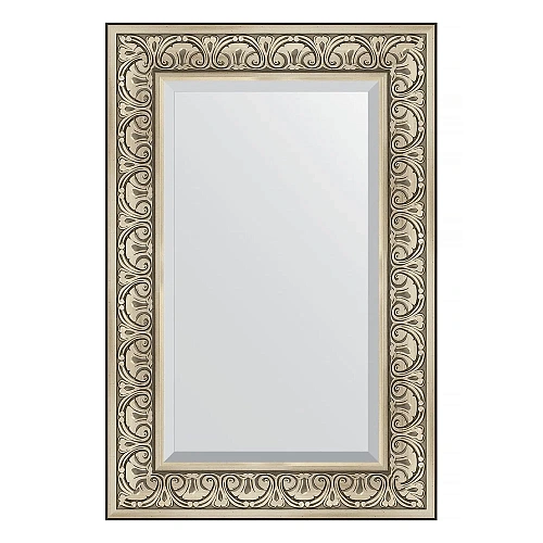 Зеркало в багетной раме Evoform Exclusive BY 3424 60 x 90 см, барокко серебро Зеркало в багетной раме Evoform Exclusive BY 3424 60 x 90 см, барокко серебро